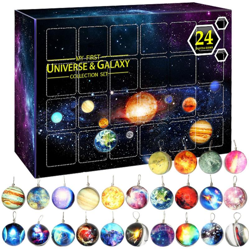 Advent Calendar Gift - Galaxy Advent Calendar with Glass Beads