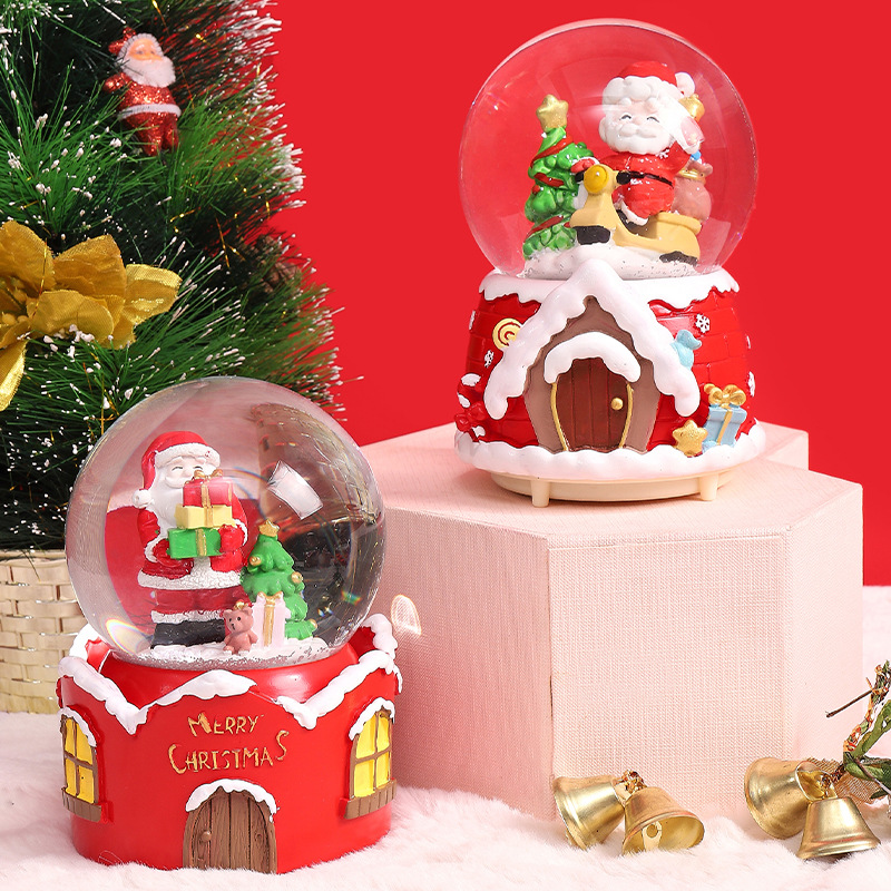 Snow Globe Musical - Globo de neve de natal com