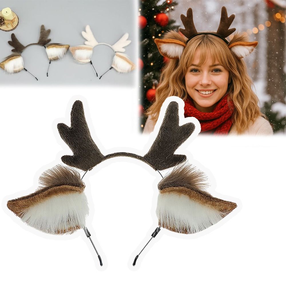 Tiara Unissex com Orelhas de V - Reindeer Antlers Headband avaliação e preço