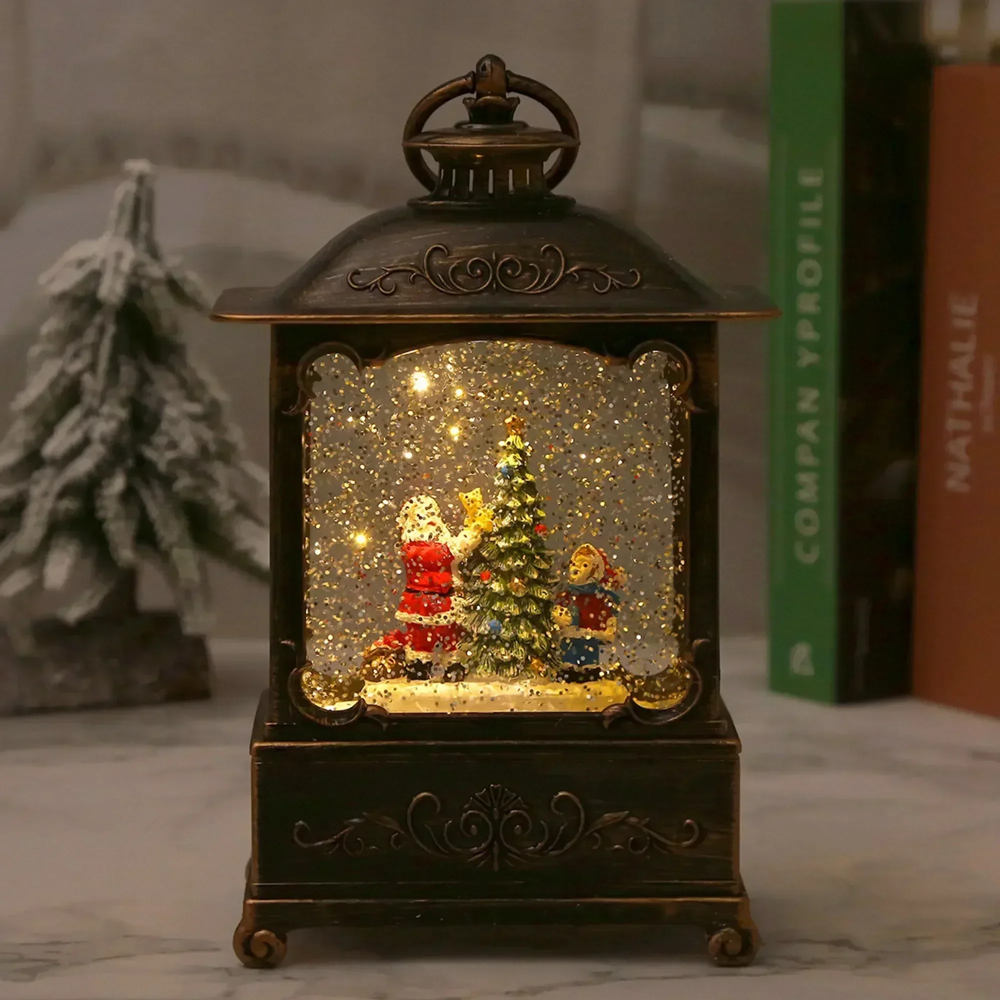Lanterna de Globo de Neve de N - Snow Globe Musical avaliação e preço