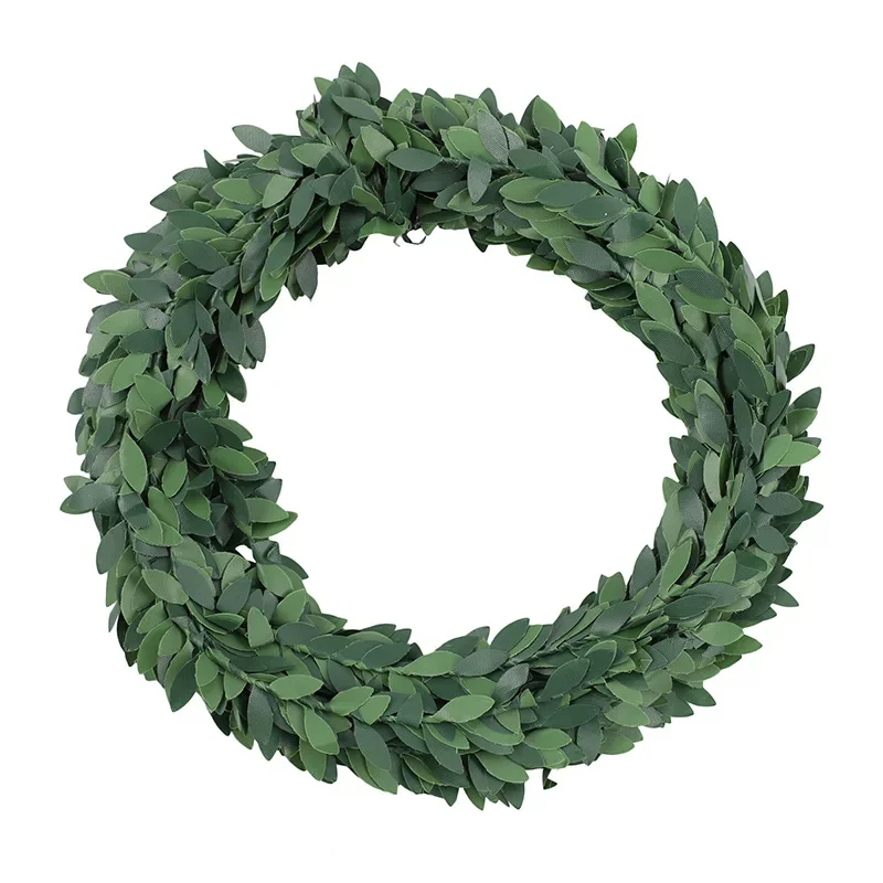 7 metros fio de ferro folha ve - Christmas Wreath Fake avaliação e preço
