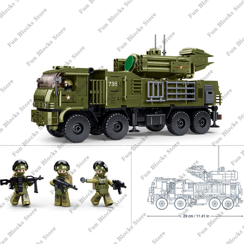 Sluban militar antiaéreo míssi - Lego Set Creator avaliação e preço