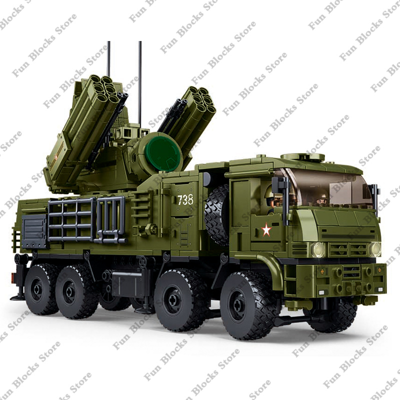 Sluban militar antiaéreo míssi - Lego Set Creator avaliação e preço