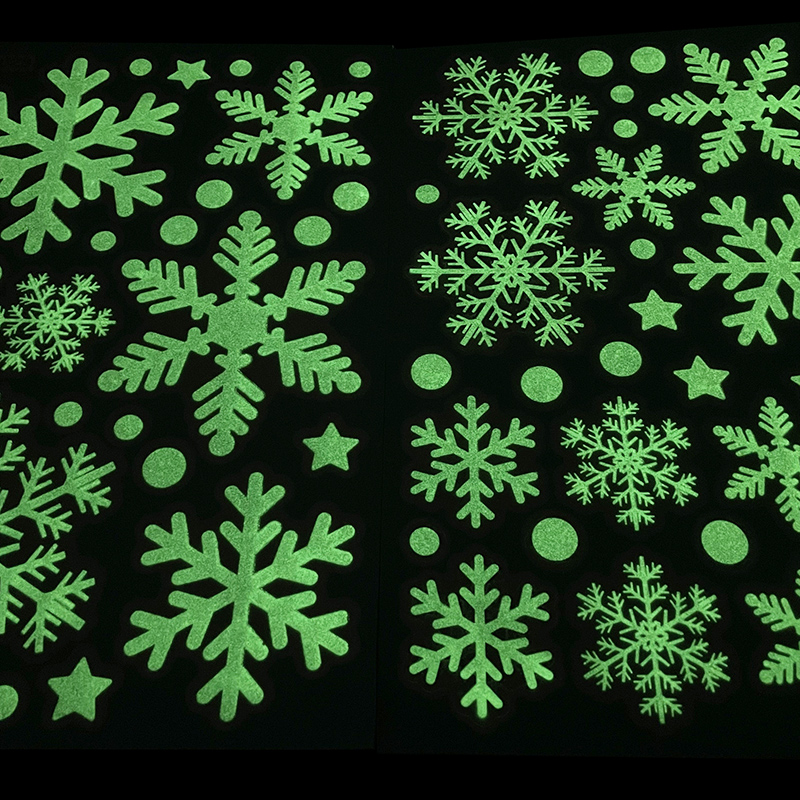 Natal luminoso floco de neve j - Snowflake Window Decal avaliação e preço