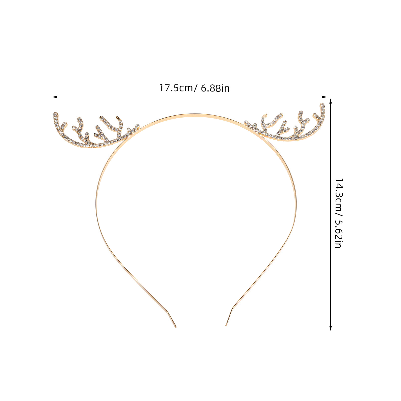 Tiara de Rena com Strass, Aces - Reindeer Antlers Headband avaliação e preço