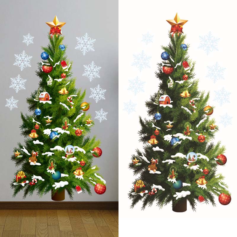 Árvore de natal adesivos de pa - Snowflake Window Decal avaliação e preço