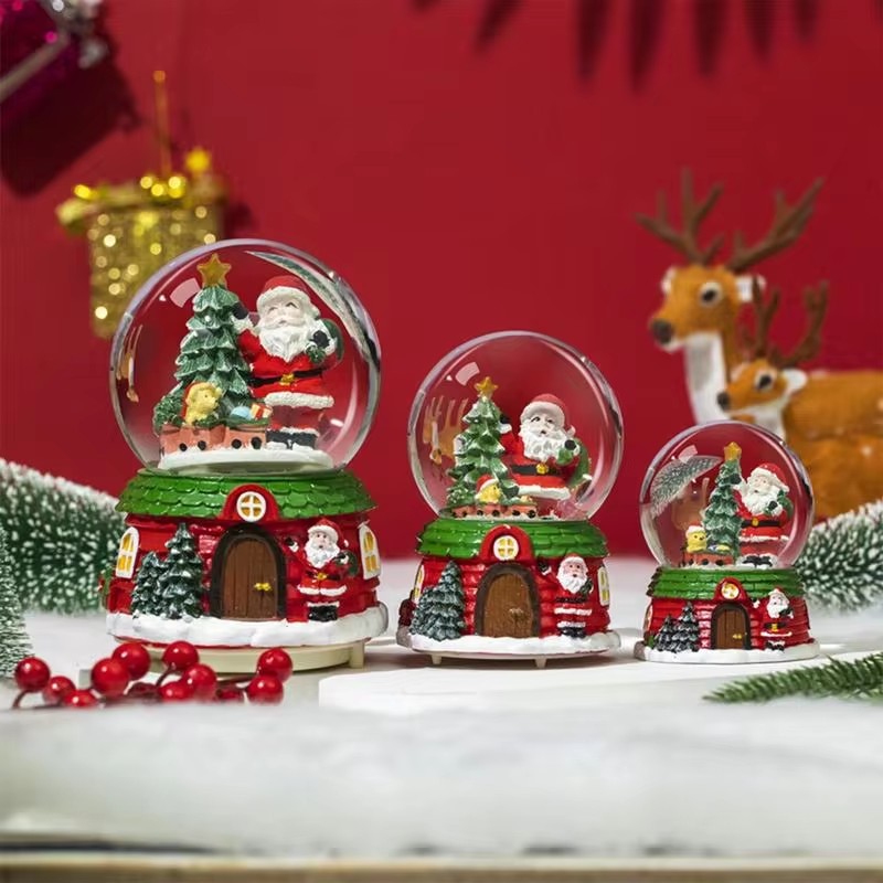 Fantasia led natal musical glo - Snow Globe Musical avaliação e preço