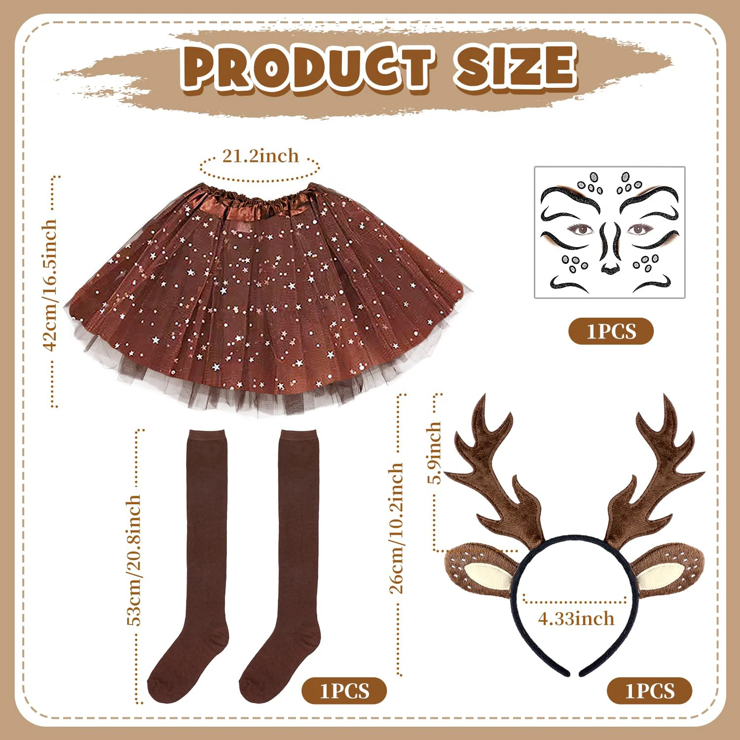 Carnaval veado traje feminino  - Reindeer Antlers Headband avaliação e preço