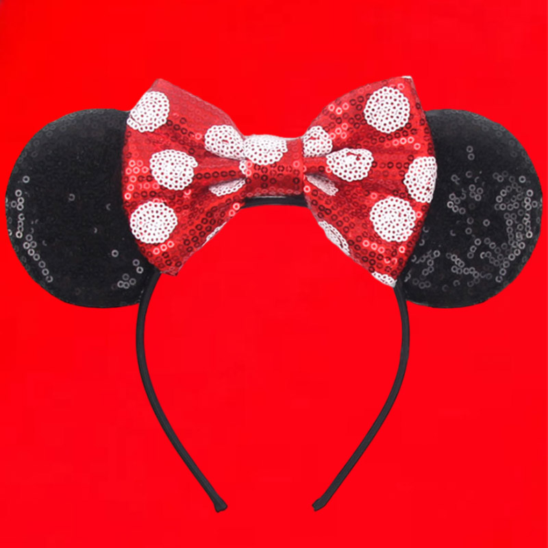 Disney-Headband de lantejoulas - Ribbon Bow Gift avaliação e preço