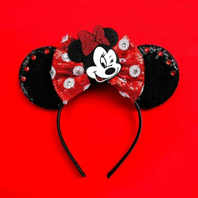 Disney-Headband de lantejoulas - Ribbon Bow Gift avaliação e preço