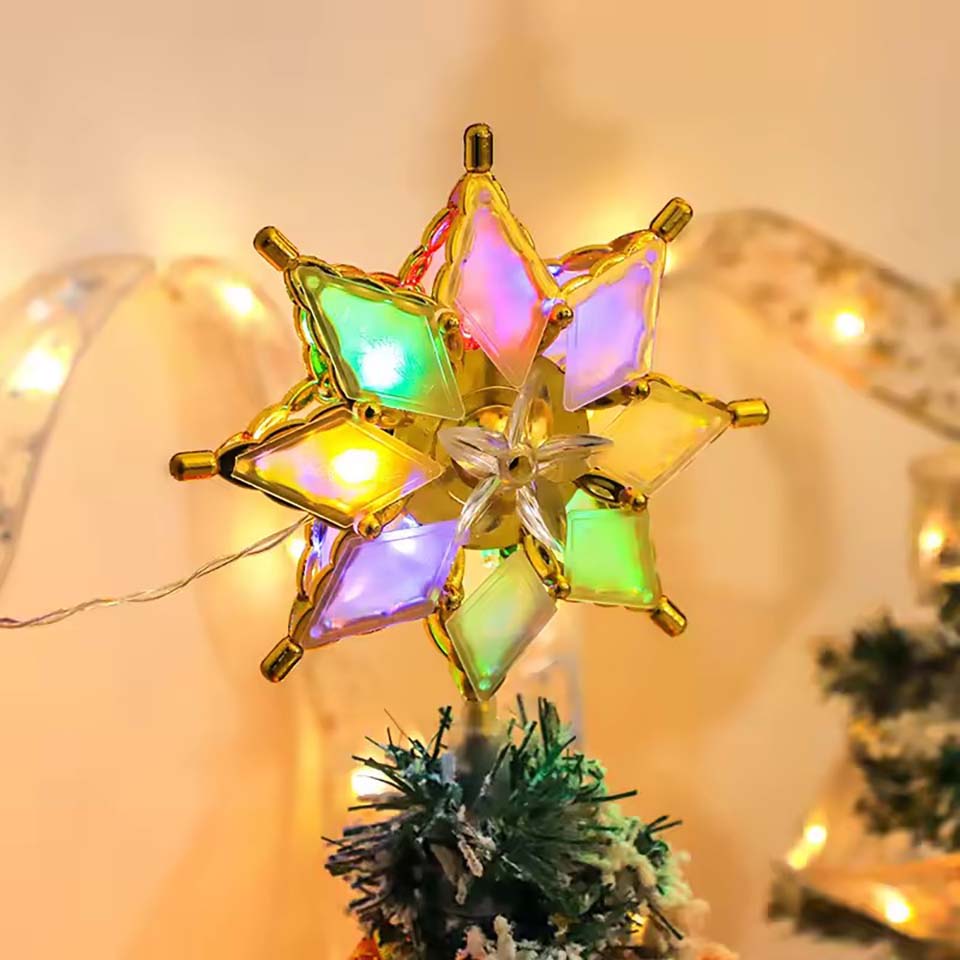 Enfeite de Árvore de Natal com - Star Tree Topper avaliação e preço