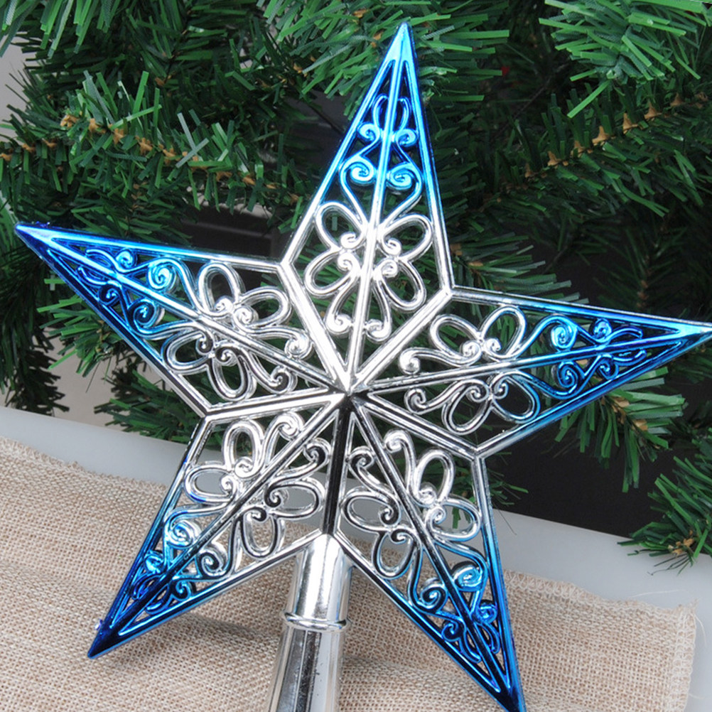3 Peças de Estrela Oca de 20cm - Star Tree Topper avaliação e preço