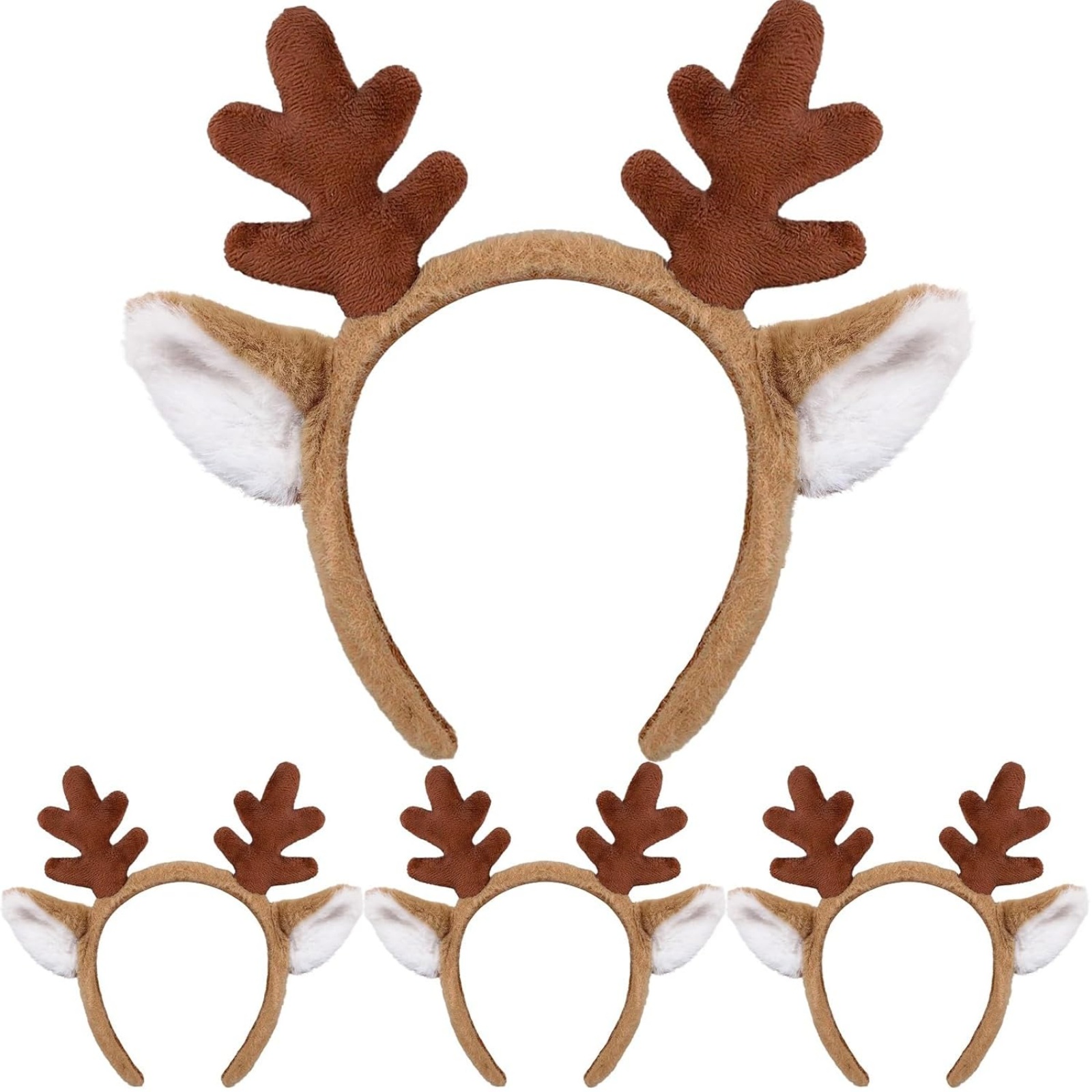 1pc natal rena chifres bandana - Reindeer Antlers Headband avaliação e preço