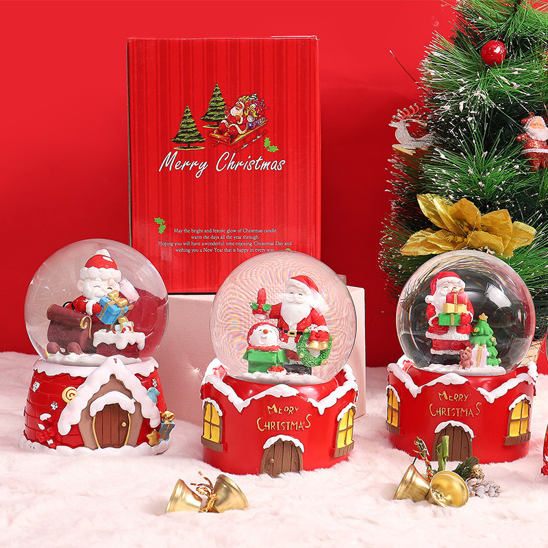 Globo de neve de natal com luz - Snow Globe Musical avaliação e preço