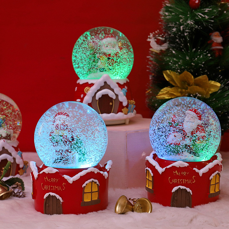 Globo de neve de natal com luz - Snow Globe Musical avaliação e preço