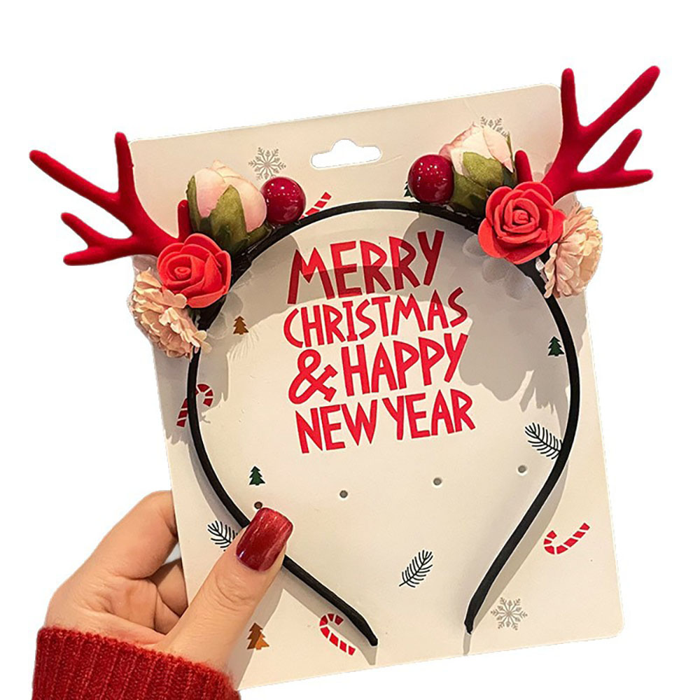 Bonito acessórios de cabelo ve - Reindeer Antlers Headband avaliação e preço
