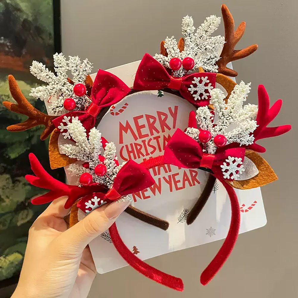 Bonito acessórios de cabelo ve - Reindeer Antlers Headband avaliação e preço