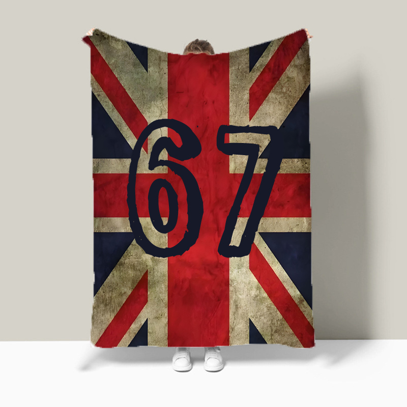 Union jack bandeira meme númer - Christmas Throw Blanket avaliação e preço