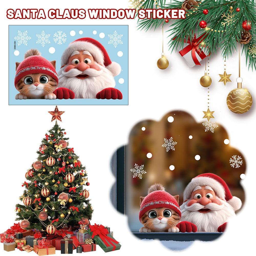 2 pçs janela de natal adere ad - Snowflake Window Decal avaliação e preço