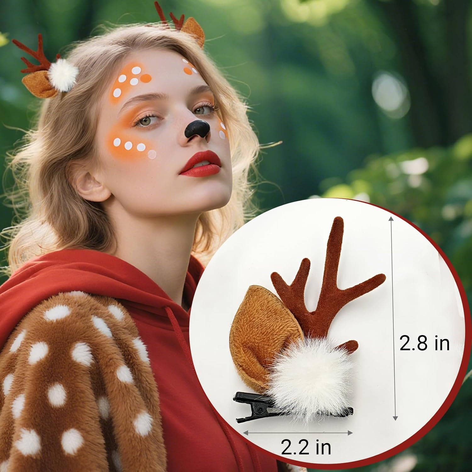 1/2 Pares de Tiaras de Chifres - Reindeer Antlers Headband avaliação e preço