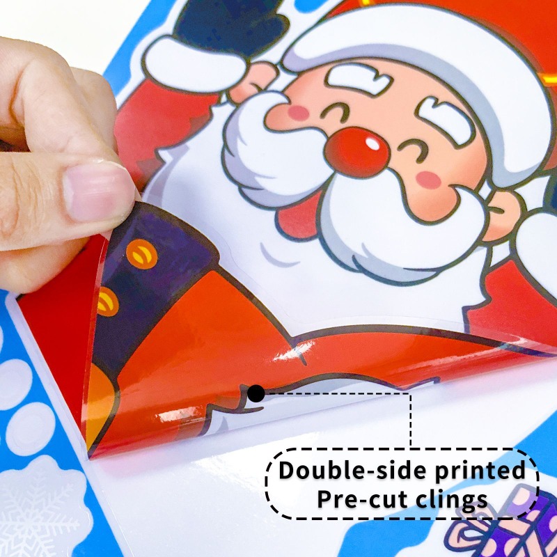 2025 natal decorativo janela d - Snowflake Window Decal avaliação e preço